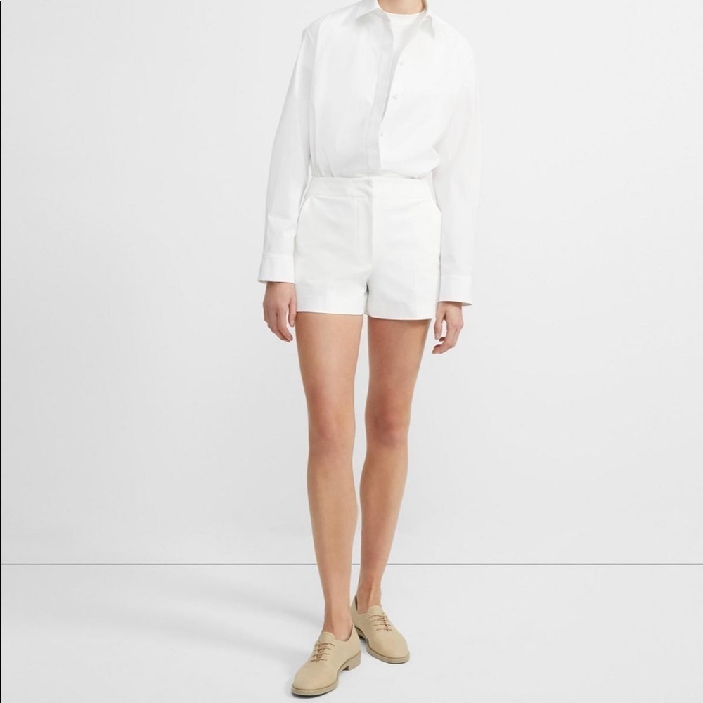 Theory- Women’s White Shorts - Size